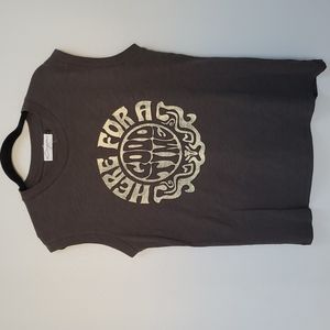 Girl dangerous  tank top. Size Large. Dark gray  with yellow lettering.